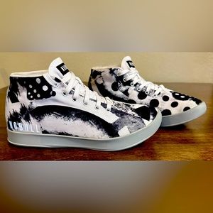 NOBULL High-top White Canvas Trainer Shoe Size 7.5M/9W